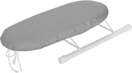 Miniatura 5 de Tabla de planchar, tabla de planchar de mesa con patas plegables y cubierta de algodón, mini tabla de planchar, puños plegables