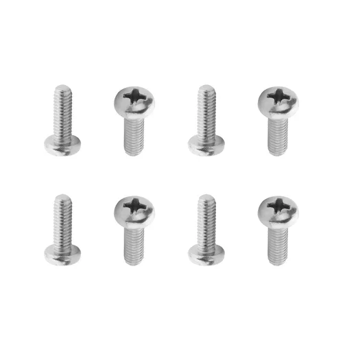 Miniatura 29 de Tornillos de máquina de jalar de perilla M4-0.028x0.197 in M4-0.028x0.197 in Tornillos de cabeza plana métrica Phillips Drive Tornillo de cabeza