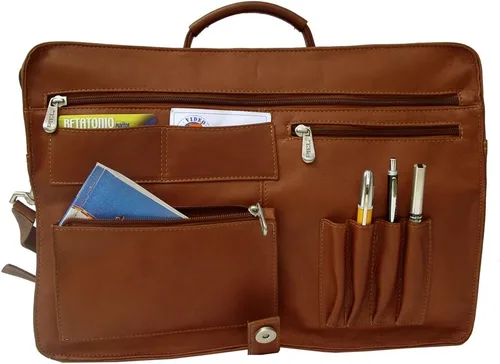 Miniatura 3 de Cartera de piel ejecutiva, Saddle), 9165