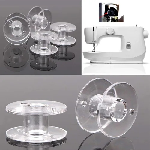 Miniatura 3 de Paquete de 100 bobinas para máquina de coser Brother, bobinas SA156 para máquina de coser
