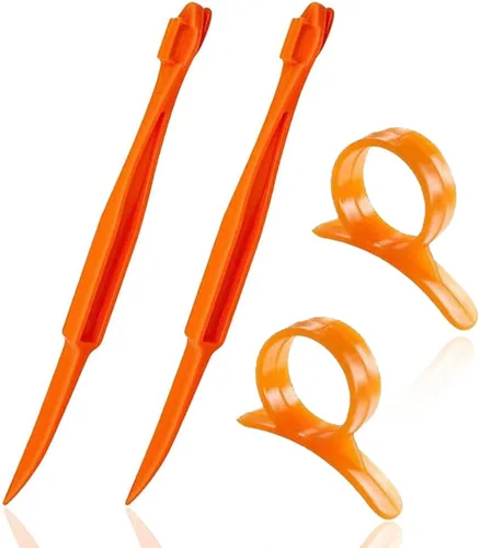 Peladores de cítricos naranjas, cítricos, limón y cítricos, cortador de plástico fácil de cortar, removedor de pelador, abridor de accesorios de