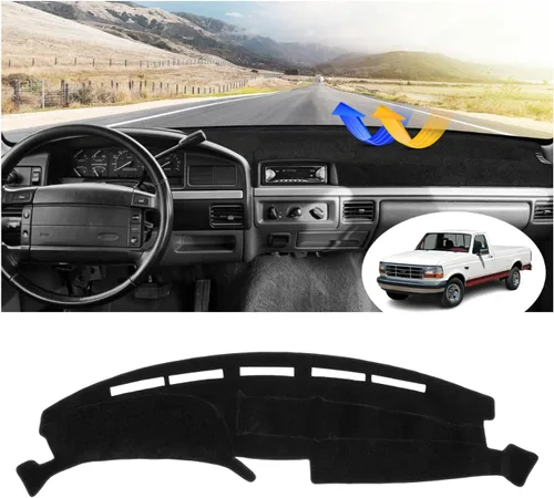 Miniatura 64 de FIILINES Cubierta para tablero Compatible con Mazda 3 2010-2013 Accesorios Tapete para tablero para Mazda 3 Accesorios Tapete para salpicadero