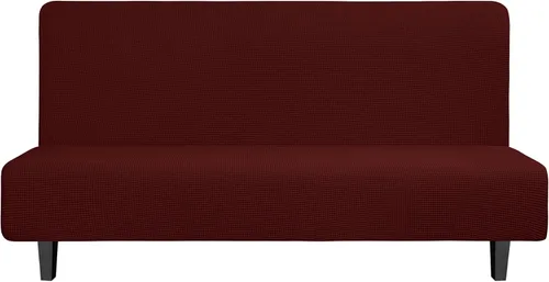 Miniatura 43 de Easy-Going - Funda elástica para futón, cubierta para sofá cama sin brazos, protector de muebles sin reposabrazos con parte inferior elástica