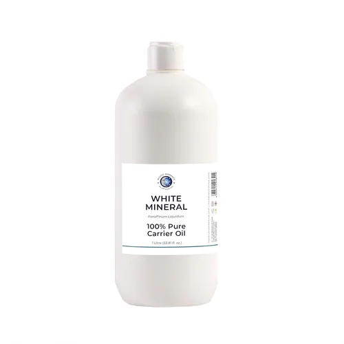 Miniatura 4 de Mystic Moments Aceite portador mineral blanco 8.5 fl oz Paraffinum Liquidum Aceite ligero hidratante para la piel Barrera protectora suave e