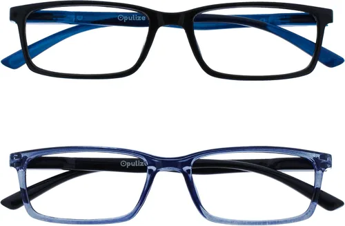 Miniatura 30 de OPULIZE SEE Gafas de Lectura con Bloqueo de Luz Azul para Mujeres y Hombres, Marco Estrecho, Bisagras de Resorte, Gafas para Computadora