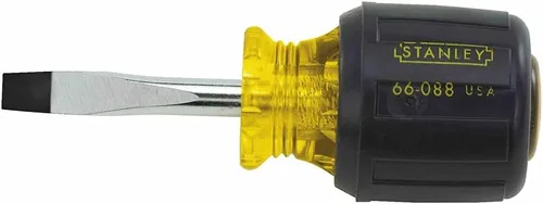 Stanley 66-088 Destornillador de punta estándar con agarre de vinilo de 14 pulgadas