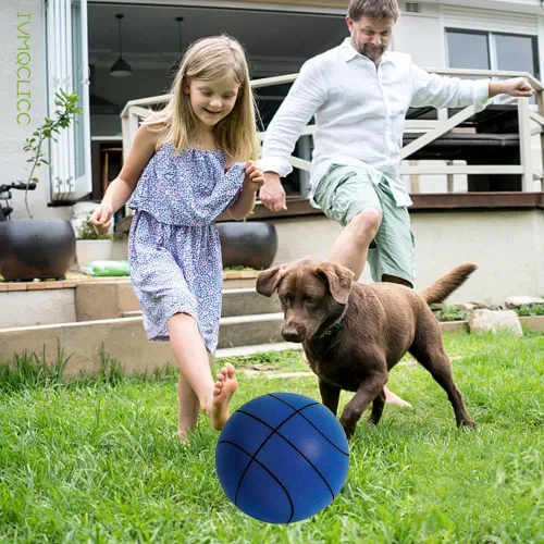 Miniatura 7 de Baloncesto silencioso, balón silencioso para interiores, baloncesto silencioso con asas, baloncesto de espuma silenciosa, baloncesto silencioso