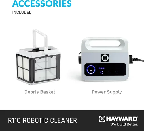 Miniatura 9 de Hayward The Pool Cleaner R110 - Limpiador robótico (2024) - Cesta fácil de limpiar de carga superior, navegación inteligente, temporizador