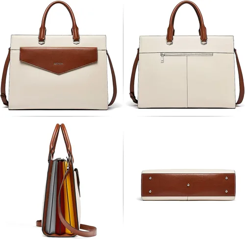 Miniatura 3 de BOSTANTEN Maletín para mujer paquete de carteras de cuero para mujer