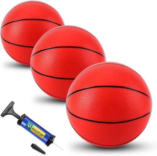 Miniatura 10 de TNELTUEB Mini baloncesto de repuesto de 8.5 pulgadas para piscina de baloncesto, juguete para interiores y exteriores, se adapta a todos
