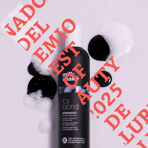 Miniatura 9 de milk_shake Icy Blond Shampoo - Pigmento negro para cabello muy ligero y platino Fl Oz