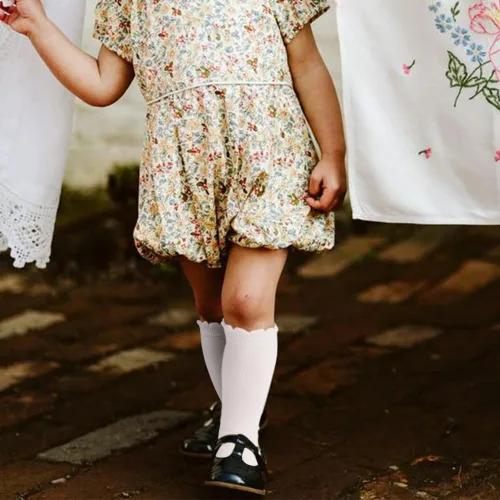 Miniatura 9 de DRESHOW BQUBO - Calcetines de punto para bebé, calcetines de algodón para niñas pequeñas