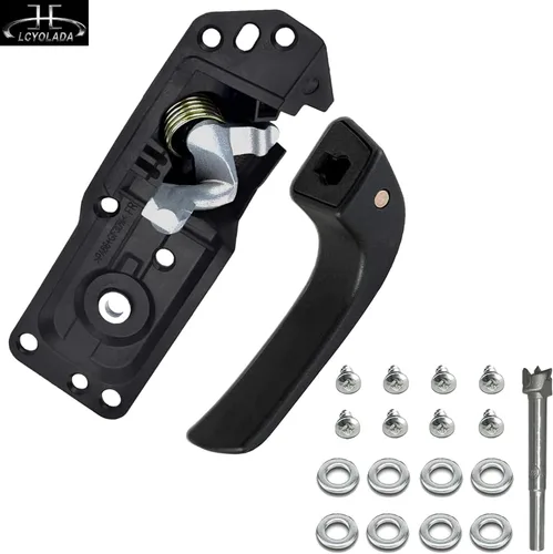 Miniatura 3 de Manija de puerta interior delantera derecha compatible con modelos Chevy Silverado Avalanche Suburban Tahoe Escalade Sierra 2007-2014, reemplaza OE#