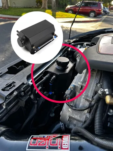 Miniatura 5 de Tanque de desbordamiento de refrigerante, tanque de depósito de refrigerante, tanque de desbordamiento de radiador, tanque de desbordamiento