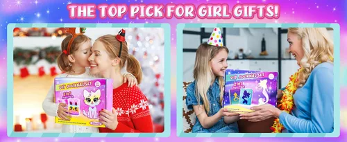 Miniatura 7 de Paquete de 2 Kits de Diario DIY para Niñas de 8-12, 13, 14 Años, Regalos de Cumpleaños para Niñas Adolescentes, 110 Piezas de Lindos Suministros