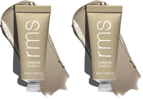 Miniatura 16 de RMS Beauty Eyelights Crema de Sombra de Ojos, Sombra de Ojos en Crema Hidratante de Larga Duración para un Color Natural Luminoso y Ajustable, Aurora