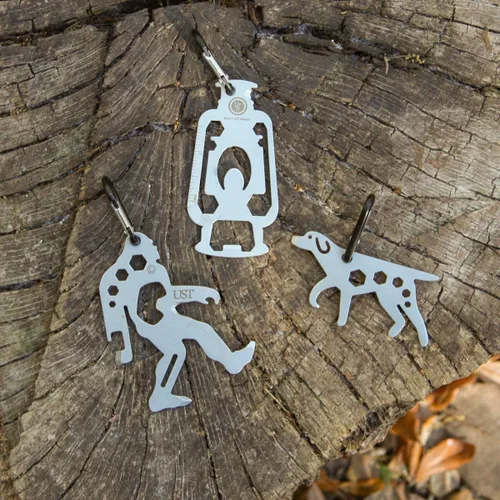 Miniatura 3 de UST Tool-a-Long - Mosquetones multiherramienta con construcción duradera y compacta de acero inoxidable para senderismo, kayak, campamento, viajes
