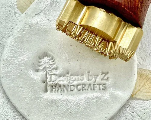 Sello de arcilla personalizado para cerámica y cerámica, sellos de madera para arcilla, sello de jabón de regalo para sellos de polímero de Potter