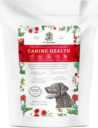 Miniatura 7 de Dr. Harvey's Canine Health Miracle Dog Food, mezcla de base deshidratada de grado humano para perros con granos enteros orgánicos y verduras