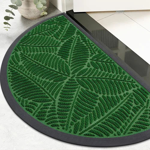 Miniatura 20 de Colorxy Tapete Impermeable para Puerta, Tapete Interior Frontal de Goma Natural Resistente, Tapetes para Puerta de Perfil Bajo Antideslizante