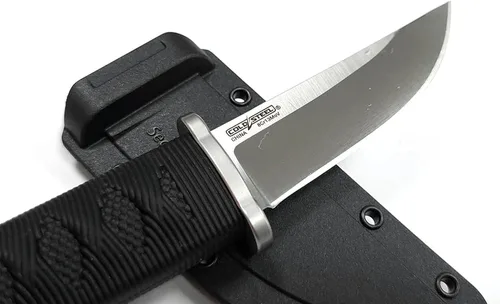 Miniatura 5 de Cold Steel Kyoto II 3-3/8" Cuchillo de hoja fija de acero inoxidable 8Cr13MoV compacto y duradero con punta de gota para uso al aire libre y caza