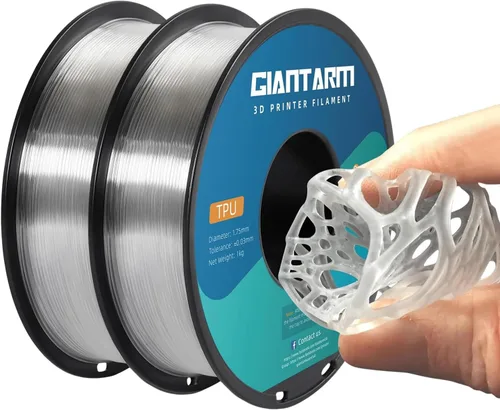 Miniatura 17 de Giantarm - Filamento PETG, 0.06 pulgadas, precisión dimensional de +/- 1/32 pulgadas, dureza mejorada, para la mayoría de impresoras FDM 3D, carrete