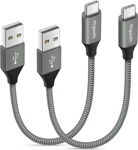 Miniatura 11 de etguuds Cable USB a USB C de 2 pies, paquete de 2 cables de carga USB A a tipo C de carga rápida para Samsung Galaxy A17 A16 A15 A26 A36 A56, S25
