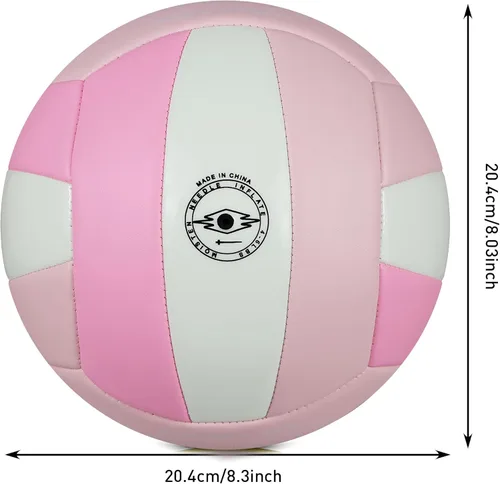 Miniatura 7 de Official Size 5 Glow in The Dark Volleyball, Fluorescent Light Night Volleyball Soft Indoor Outdoor Gift Night Ball for Game Gym Training Beach Play