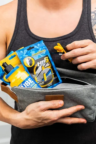 Miniatura 8 de HeadBlade HB6 - Cuchillas de afeitar de repuesto para hombre, 6 cuchillas de acero inoxidable para no tirar o tirar, afeitarse menos, funciona