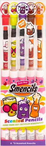 Miniatura 11 de Lápices de Halloween Smencils – Lápices perfumados gourmet patentados HB #2, 5 unidades, regalos para niños, suministros escolares, recompensas
