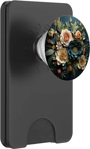 Miniatura 8 de flor floral hermosas flores y hojas verdes PopSockets intercambiables PopGrip