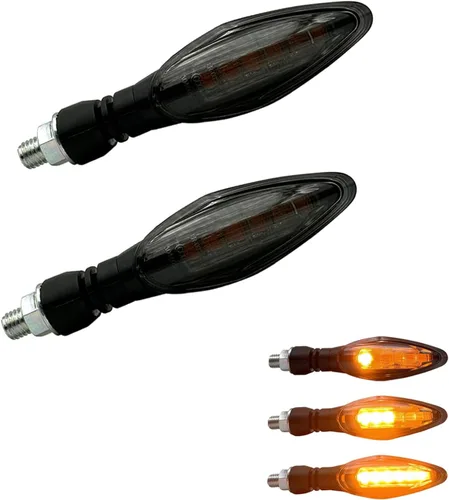 Miniatura 13 de Luz de señal de giro LED E-MARK Vehículo Inspección 2 unids set moto universal alto brillo DC12V