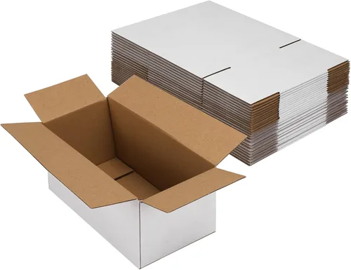 Miniatura 28 de Hoikwo Paquete de 40 cajas de envío de 4 x 4 x 2 para pequeñas empresas, cajas de cartón de embalaje negras, caja de embalaje de correo móvil