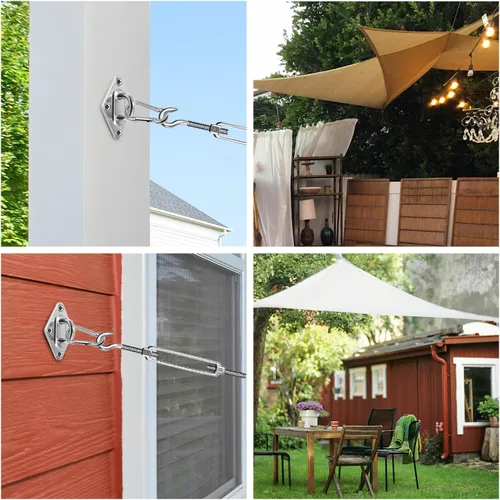 Miniatura 6 de Kit de accesorios para toldo con tensores de 6 pulgadas para instalación de toldo rectangular