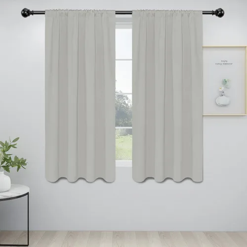 Miniatura 68 de Easy-Going - Cortinas opacas con bolsillo para varilla para el dormitorio, cortinas para ventanas que oscurecen la habitación o la sala de estar