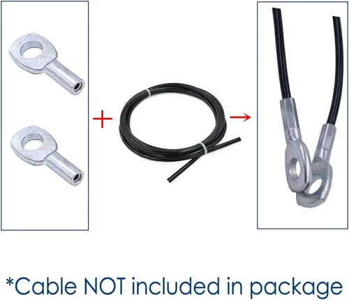 Miniatura 2 de Accesorios para máquina de gimnasio J Bryant para cable de 5mm/6mm, componentes de interfaz de parada de bola, cable de cuerda de alambre
