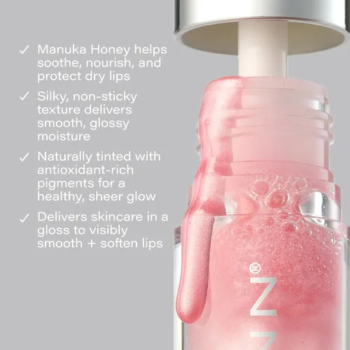 Miniatura 3 de SKINN Aceite labial Luminous Blush – Apoya la producción de colágeno, suaviza las líneas y calma los labios secos agrietados – Aceites hidratantes