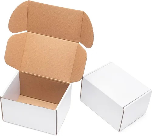 Miniatura 13 de Timirog Cajas de envío blancas 12x9x4" Paquete de 20 - Caja de correo de cartón corrugado para pequeñas empresas, suministros de embalaje
