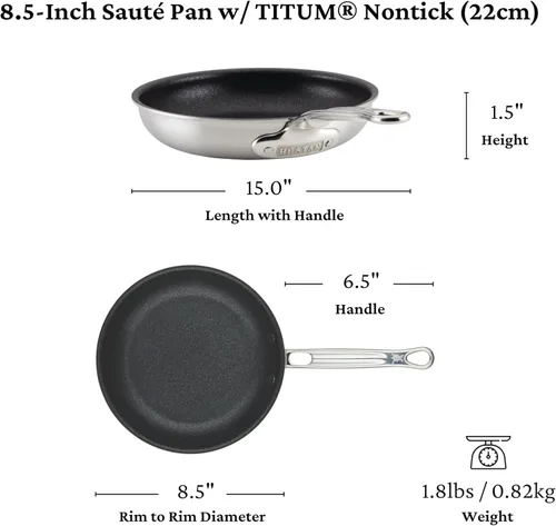 Miniatura 4 de Thomas Keller Insignia by Hestan - Sartén antiadherente TITUM de 8.5