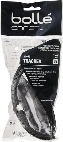Miniatura 5 de Bollé Safety 253-TR-40085 - Lentes de seguridad con policarbonato negro/gris + marco completo TPE y lente transparente