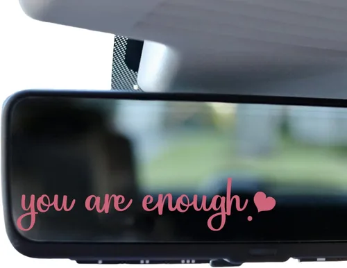 Miniatura 14 de 3x Pegatina para espejo retrovisor de «Hello Gorgeous», accesorio holográfico para coche para mujeres, calcomanía de color láser para vaso