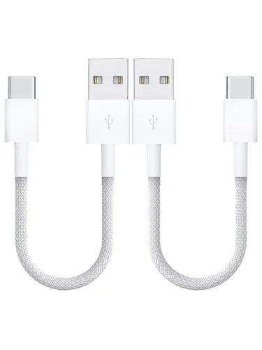 Miniatura 8 de [Paquete de 2 unidades de 1 m Certificado MFi] Cable USB C tejido CarPlay para cargador Apple iPhone 17 Pro Max, cable USB A a USB-C duradero