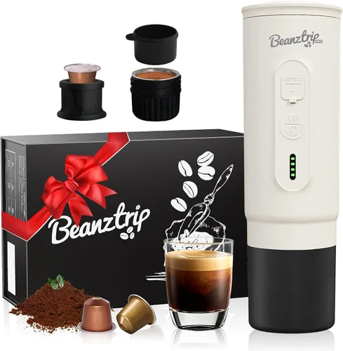 Miniatura 10 de H02 PRO - Máquina de café espresso portátil, cafetera de viaje para cápsulas NS y café molido, mini cafetera pequeña para acampar para el día