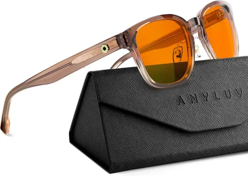 Miniatura 13 de ANYLUV Gafas de luz azul para hombres y mujeres, gafas de juegos de computadora, antifatiga ocular, ligeras, con bloqueo de luz azul