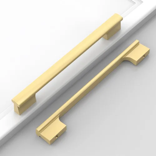 Miniatura 28 de Paquete de 12 tiradores para gabinete de 4 pulgadas (102mm) de níquel satinado cepillado, accesorios para gabinetes de cocina, cajones, cómodas