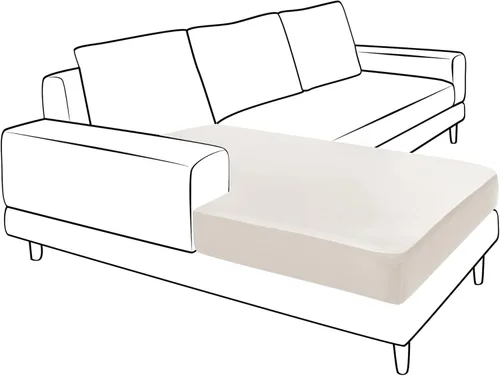 Miniatura 44 de Yates Home Funda de cojín de piel sintética para sofá, impermeable, elástica, para asiento de caravana, sofá biplaza, protector de muebles, funda