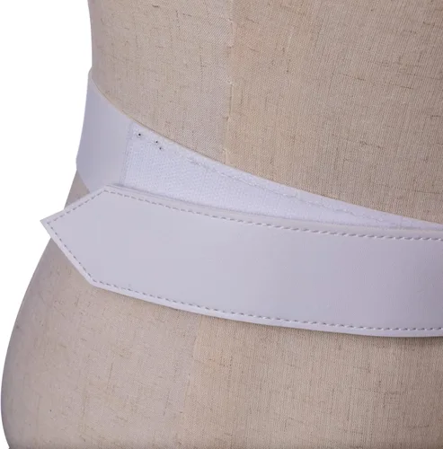 Miniatura 5 de A&C Hero Cinturón de cosplay, cinturón blanco, disfraz de cosplay para mujer, Blanco