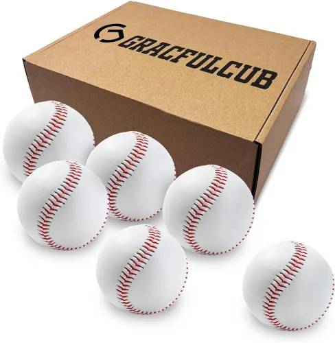 Miniatura 9 de Gracfulcub Baseball Ball, Official Game for Youth Adult Training Play Hard Ball，Official size & weight. Perfect for batting, fielding, pitching.