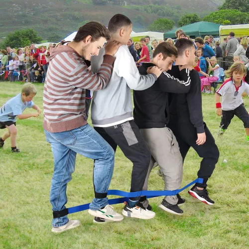 Miniatura 3 de Bandas de carreras de 4 patas, cuerda de amarre de carreras de 4 patas, colorida y duradera y firme elástica para niños y adultos, relevos
