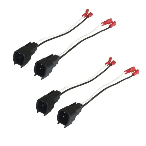 2 pares de cables de cable de cableado para Ford Lincoln Mercury Mazda Altavoces Adaptador Adaptador Adaptador Enchufe